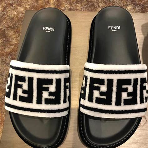 white fendi slippers|fendi flip flops for women.